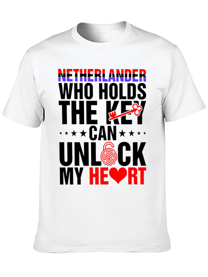 Netherlands Unlock My Heart T-Shirt