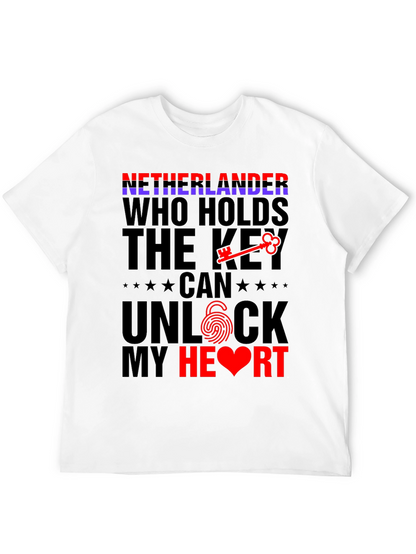 Netherlands Unlock My Heart T-Shirt