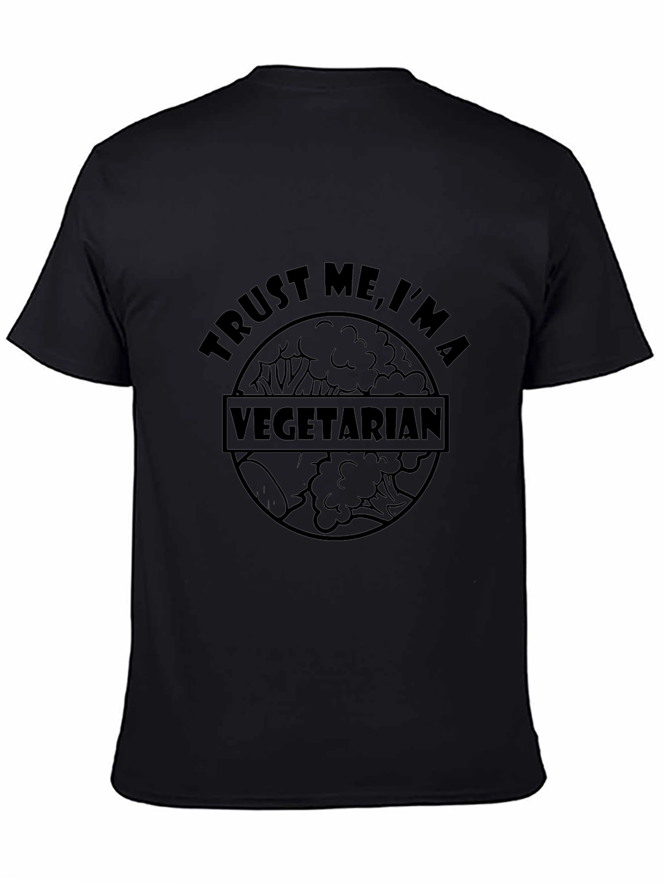Trust Me Im a Vegetarian Graphic T-Shirt