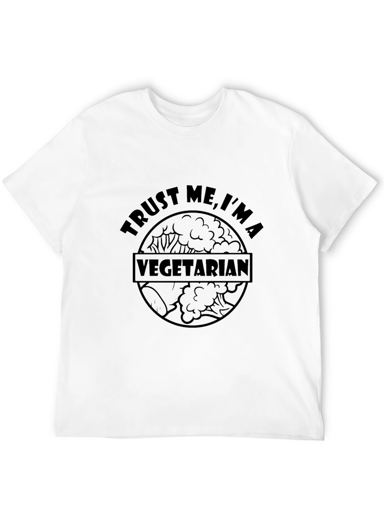 Trust Me Im a Vegetarian Graphic T-Shirt