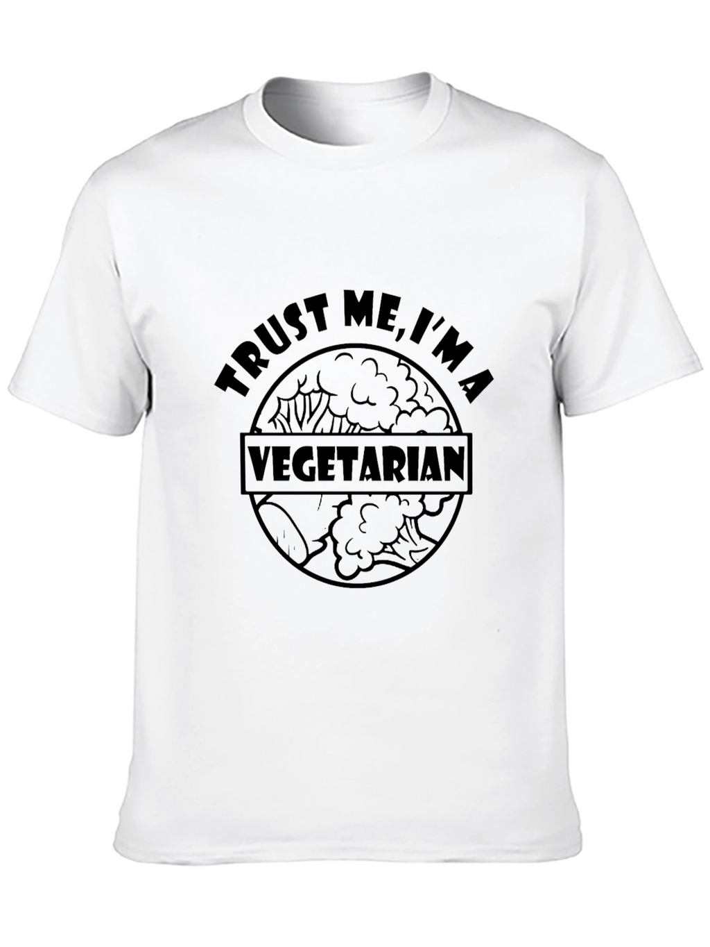 Trust Me Im a Vegetarian Graphic T-Shirt