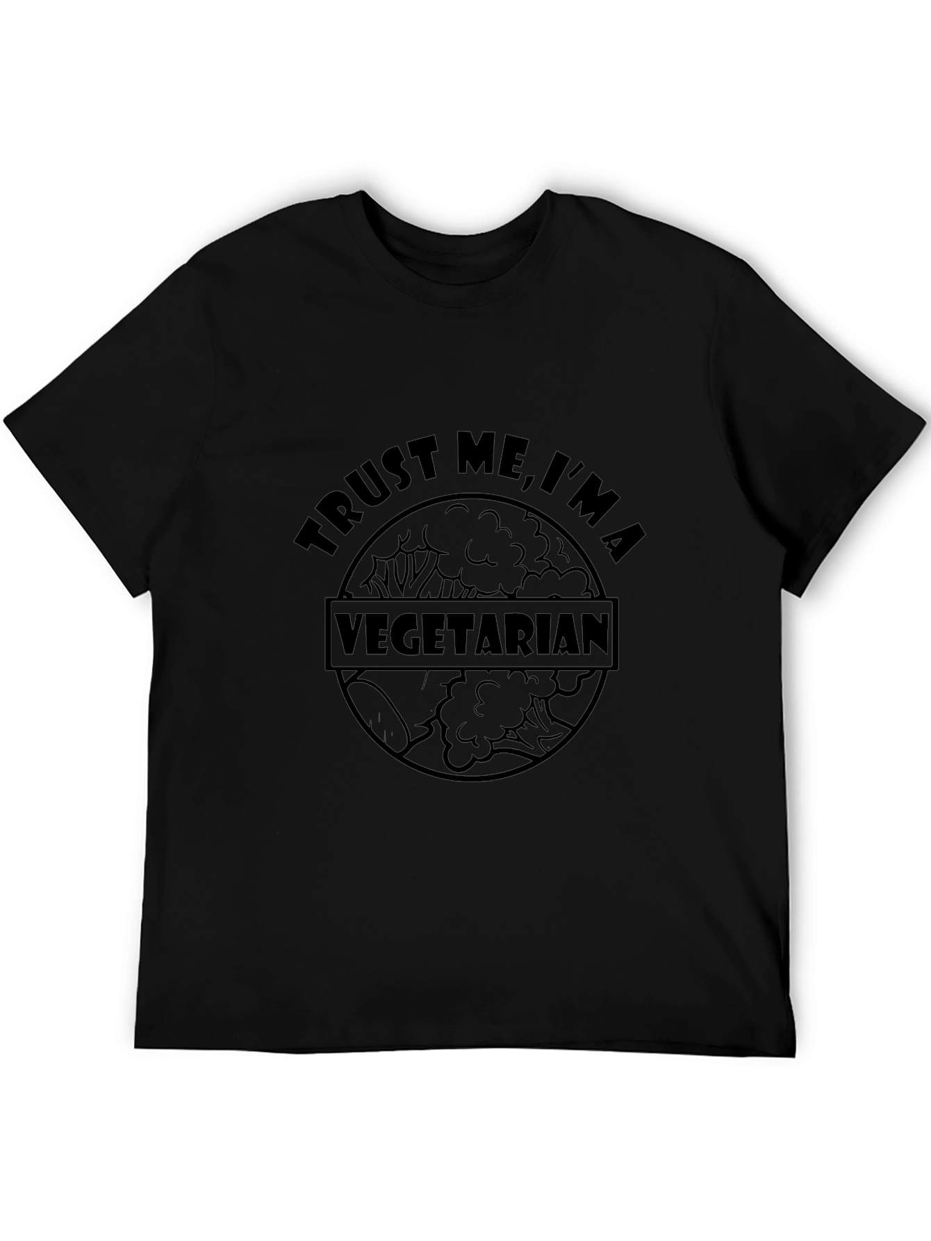 Trust Me Im a Vegetarian Graphic T-Shirt