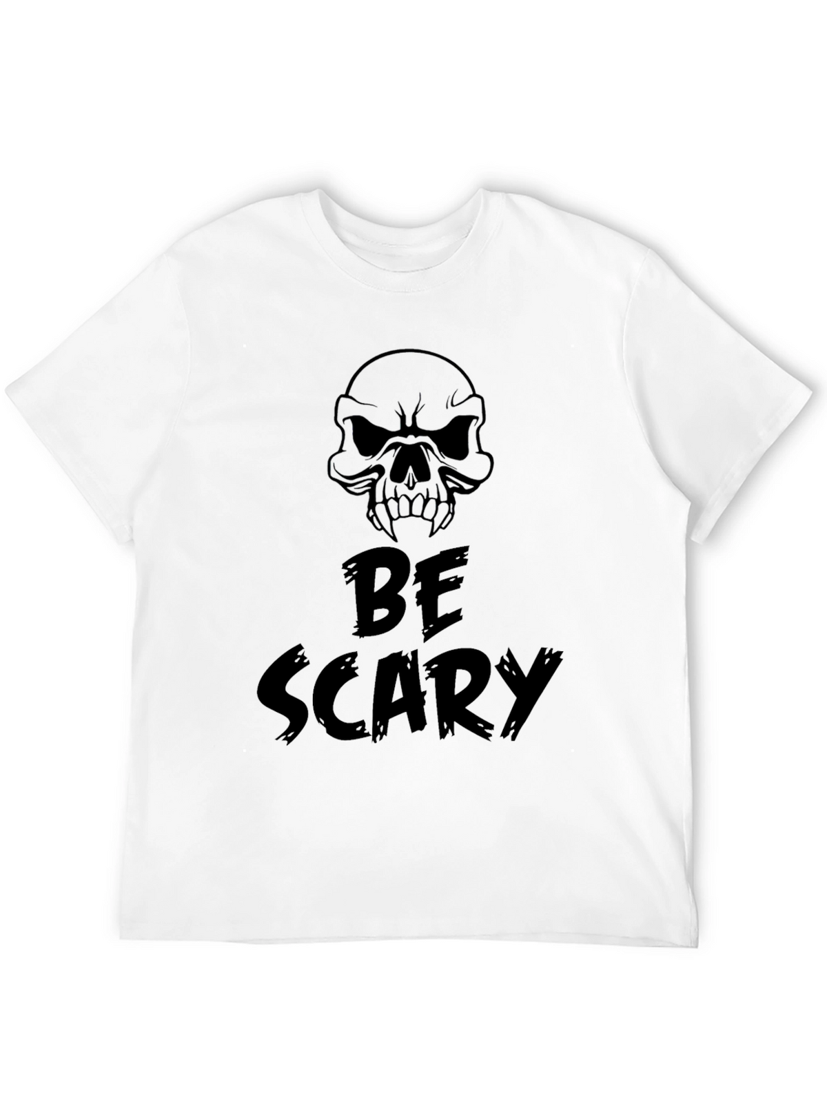 Be Scary Skull T-Shirt - Halloween Style!
