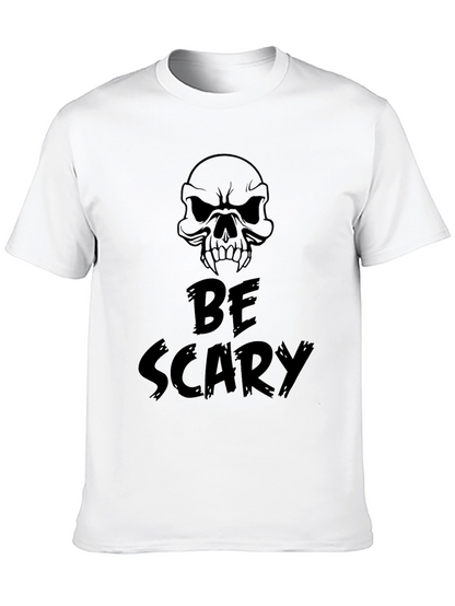 Be Scary Skull T-Shirt - Halloween Style!