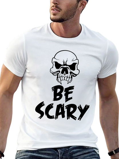Be Scary Skull T-Shirt - Halloween Style!