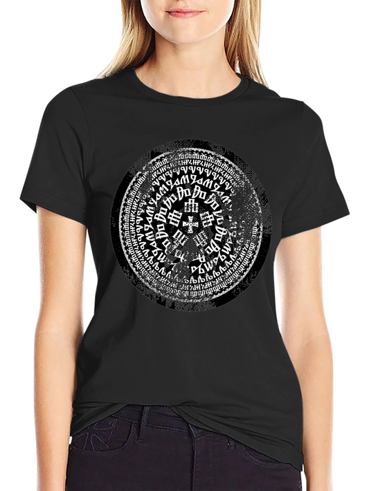 Mystic Symbol Graphic Print Black T-Shirt