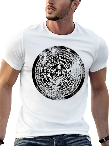 Mystic Symbol Graphic Print Black T-Shirt