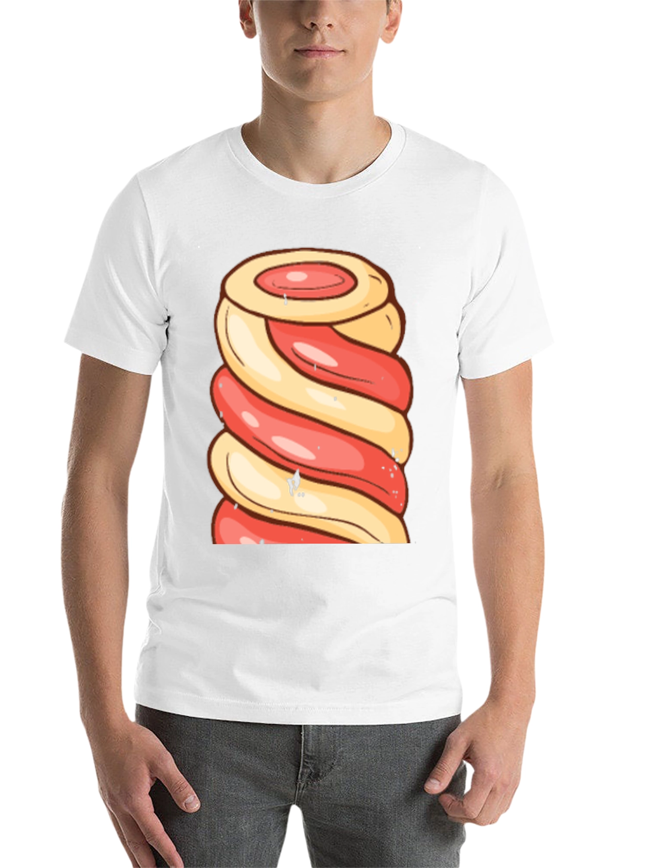 Swirl Lollipop Graphic Tee - Fun Novelty Design