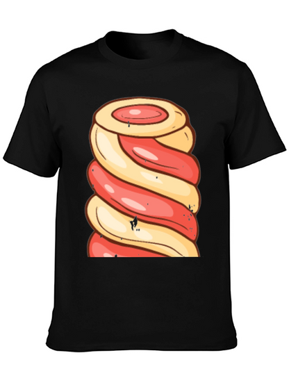 Swirl Lollipop Graphic Tee - Fun Novelty Design