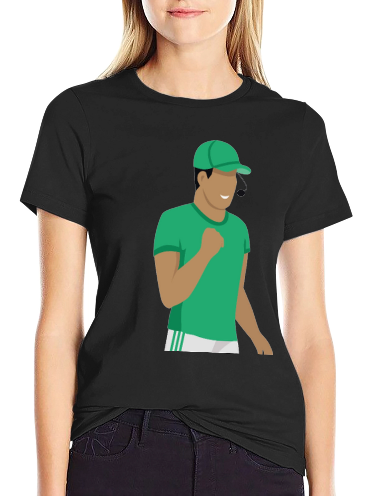 Green Character Graphic Tee - Stylish Casual Wear
