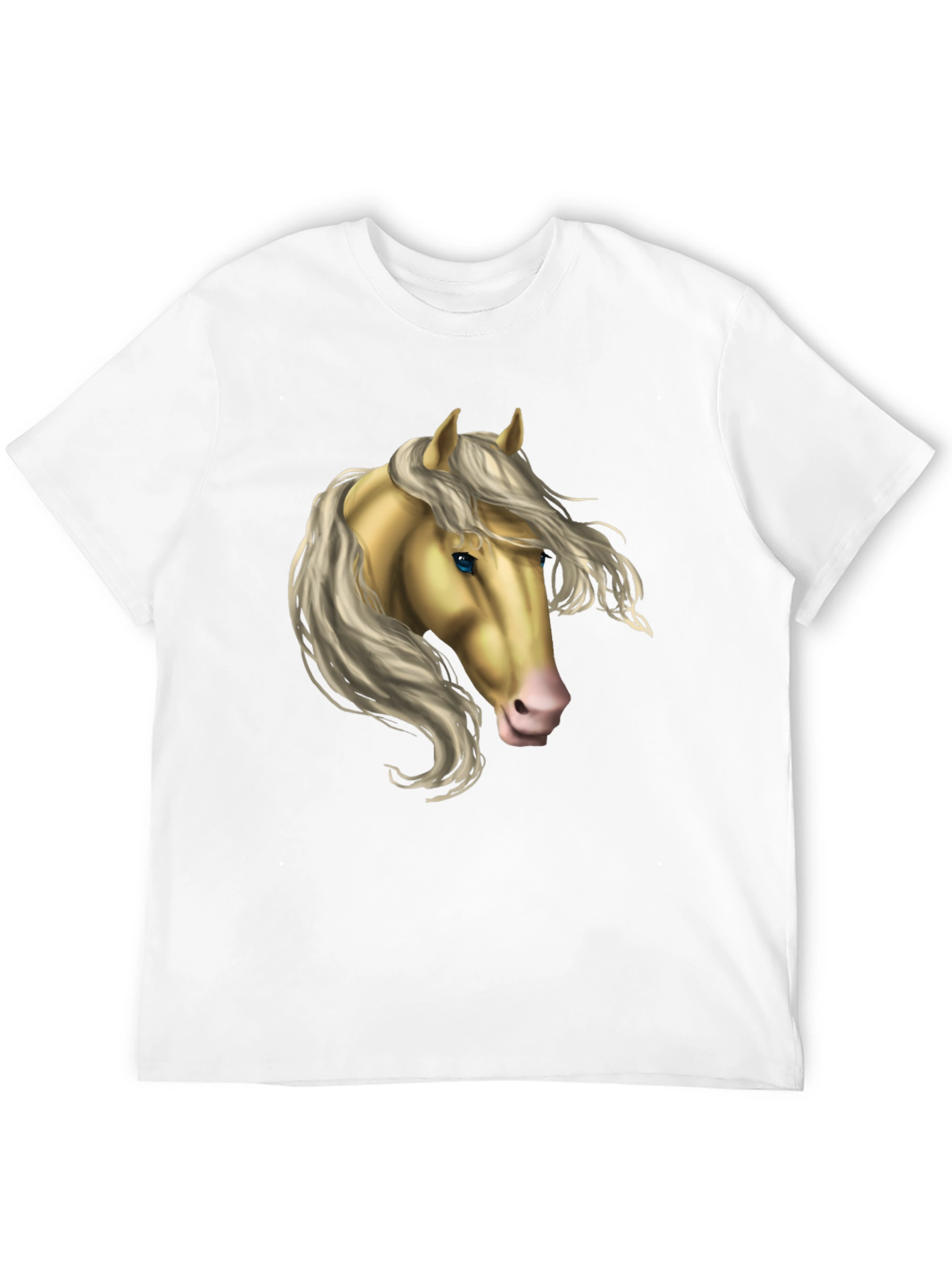 Horse Graphic Tee - Stylish Black T-Shirt