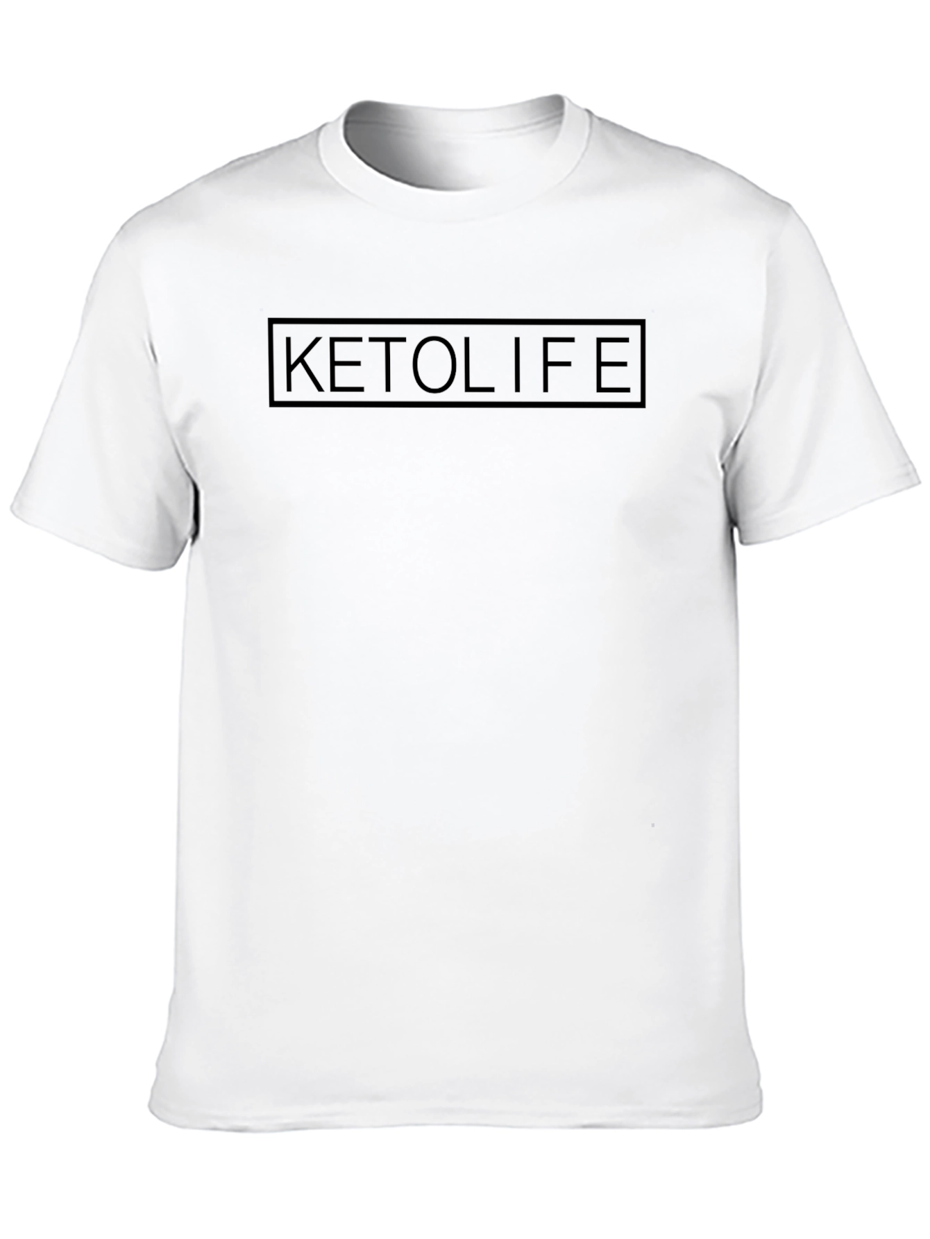 KetoLife Black Graphic T-Shirt