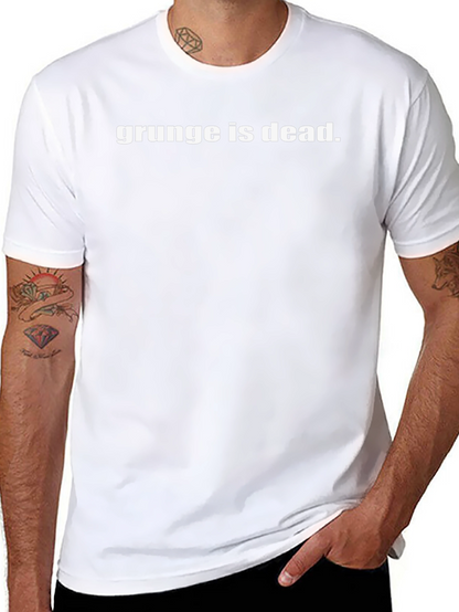 Grunge is Dead T-Shirt - Black Cotton
