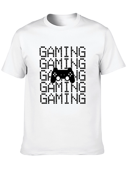 Gaming Pixel Art Black T-Shirt