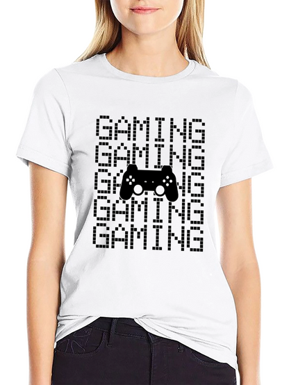 Gaming Pixel Art Black T-Shirt