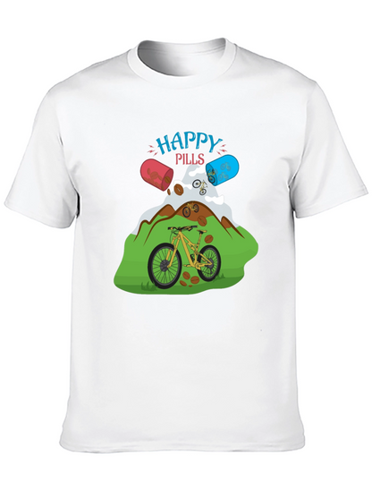 Happy Pills Mountain Bike Graphic Tee