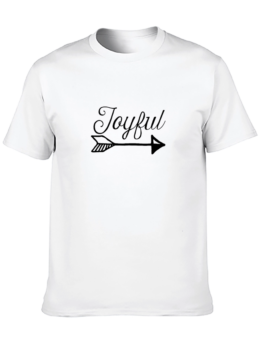 Joyful Arrow Graphic Tee - Black