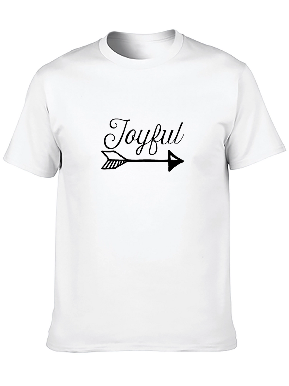 Joyful Arrow Graphic Tee - Black