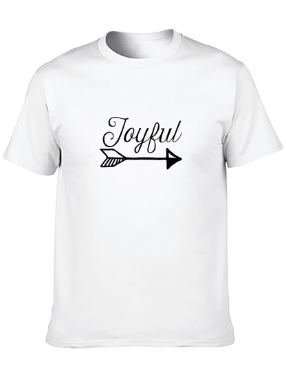 Joyful Arrow Graphic Tee - Black