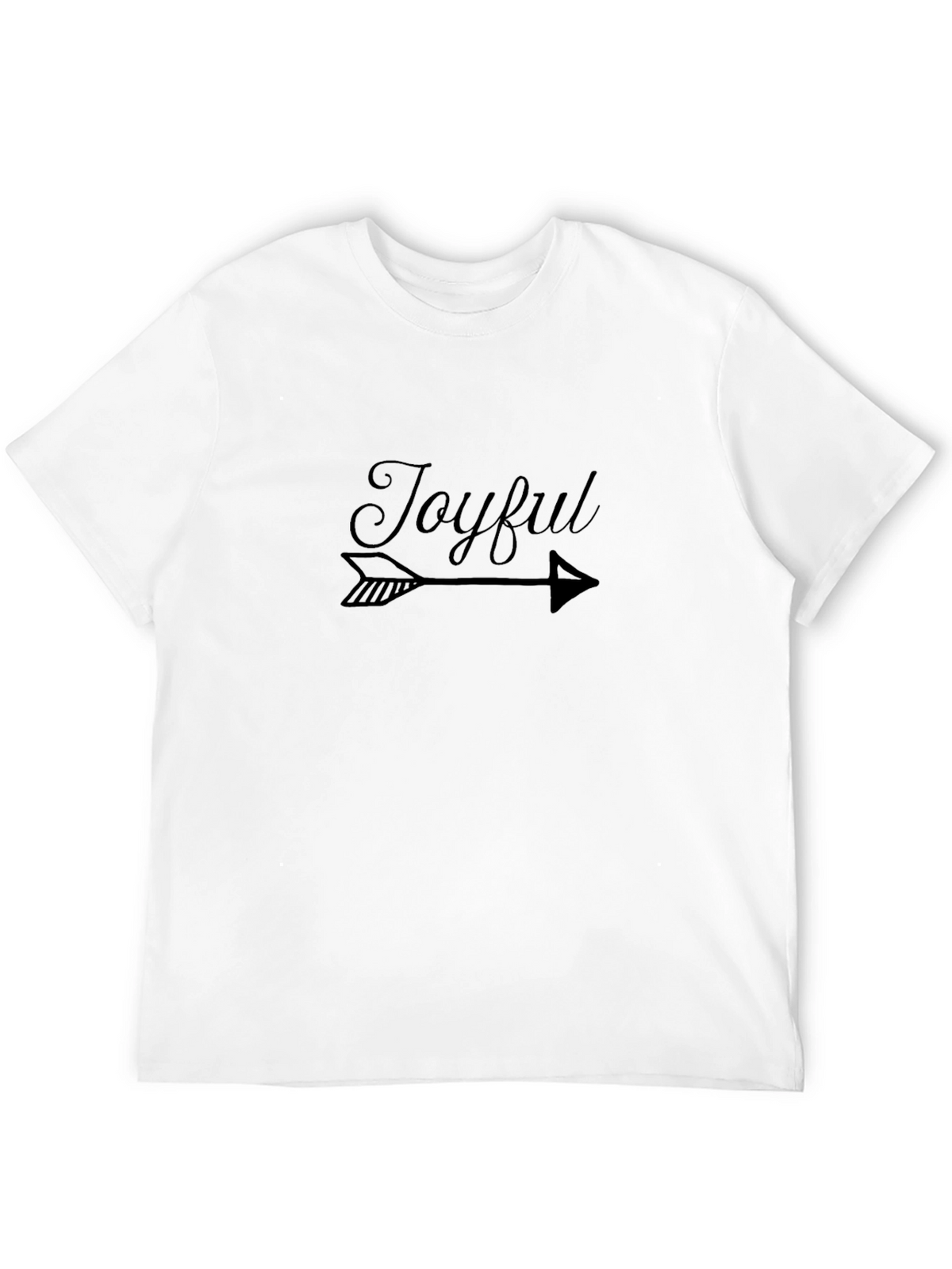 Joyful Arrow Graphic Tee - Black