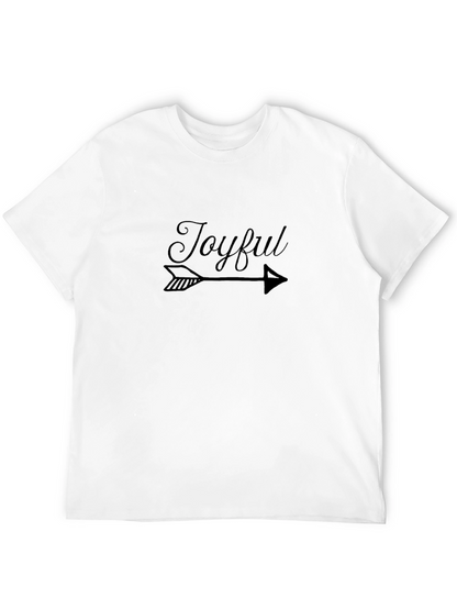 Joyful Arrow Graphic Tee - Black