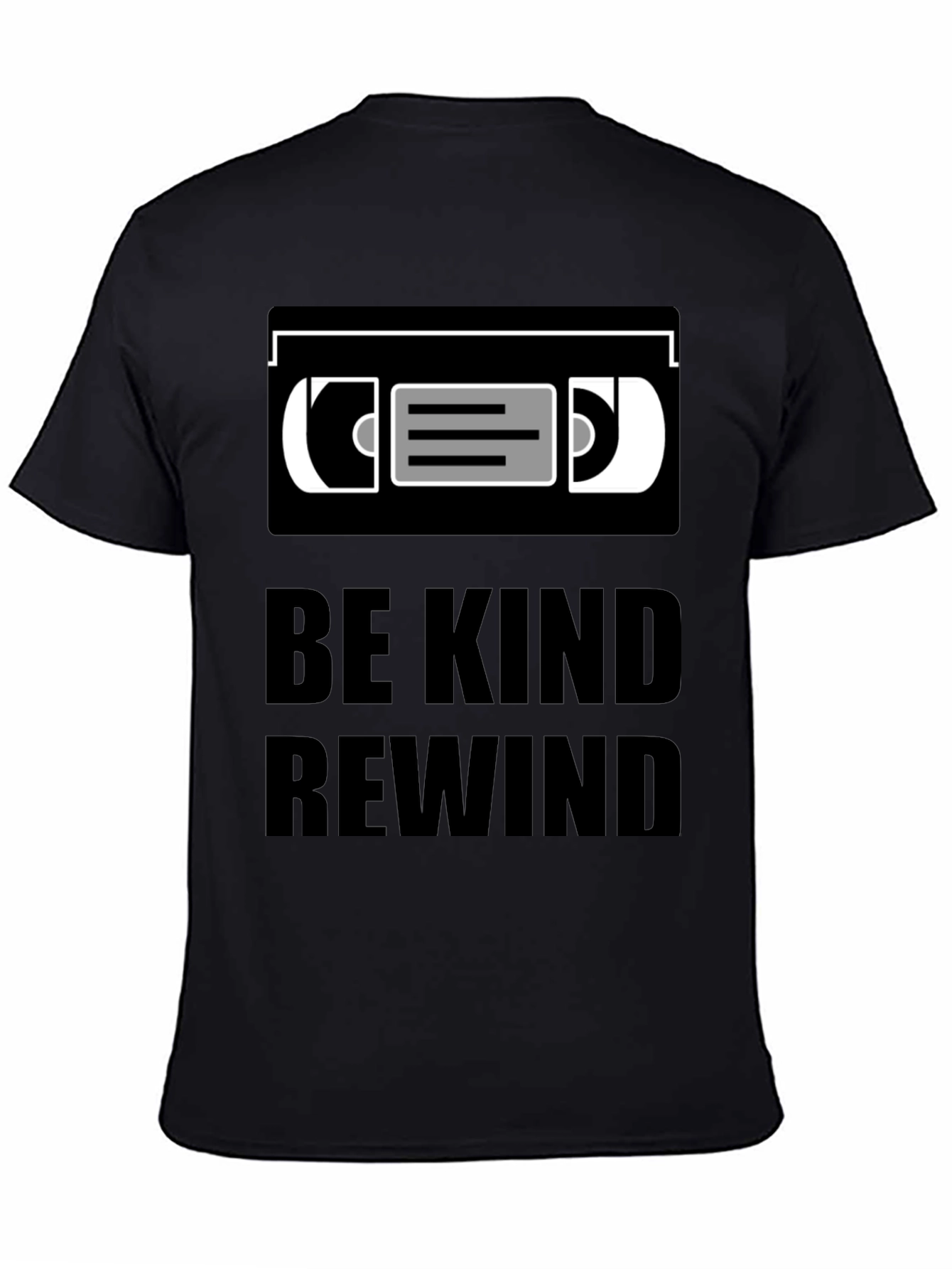 Be Kind Rewind Graphic Tee - Retro Movie Lover T-Shirt