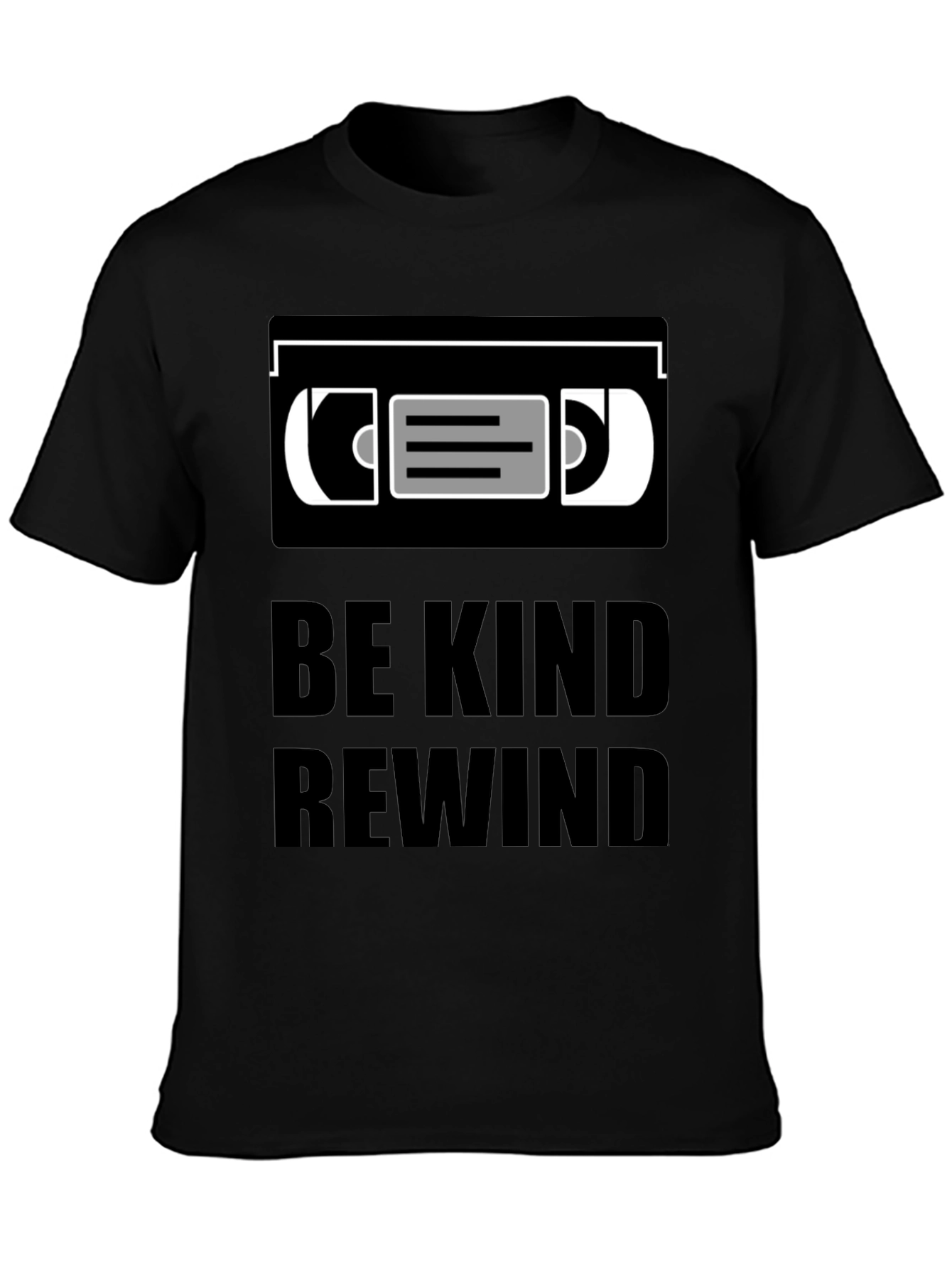 Be Kind Rewind Graphic Tee - Retro Movie Lover T-Shirt
