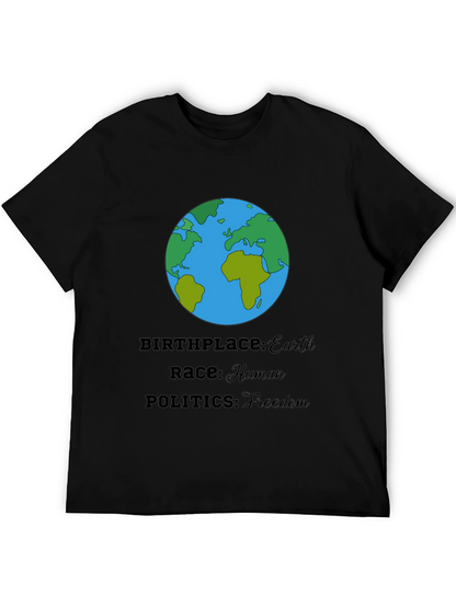 Earth T-Shirt - Human Race Freedom Politics