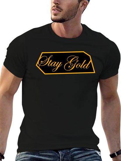 Stay Gold T-Shirt - Stylish Graphic Tee