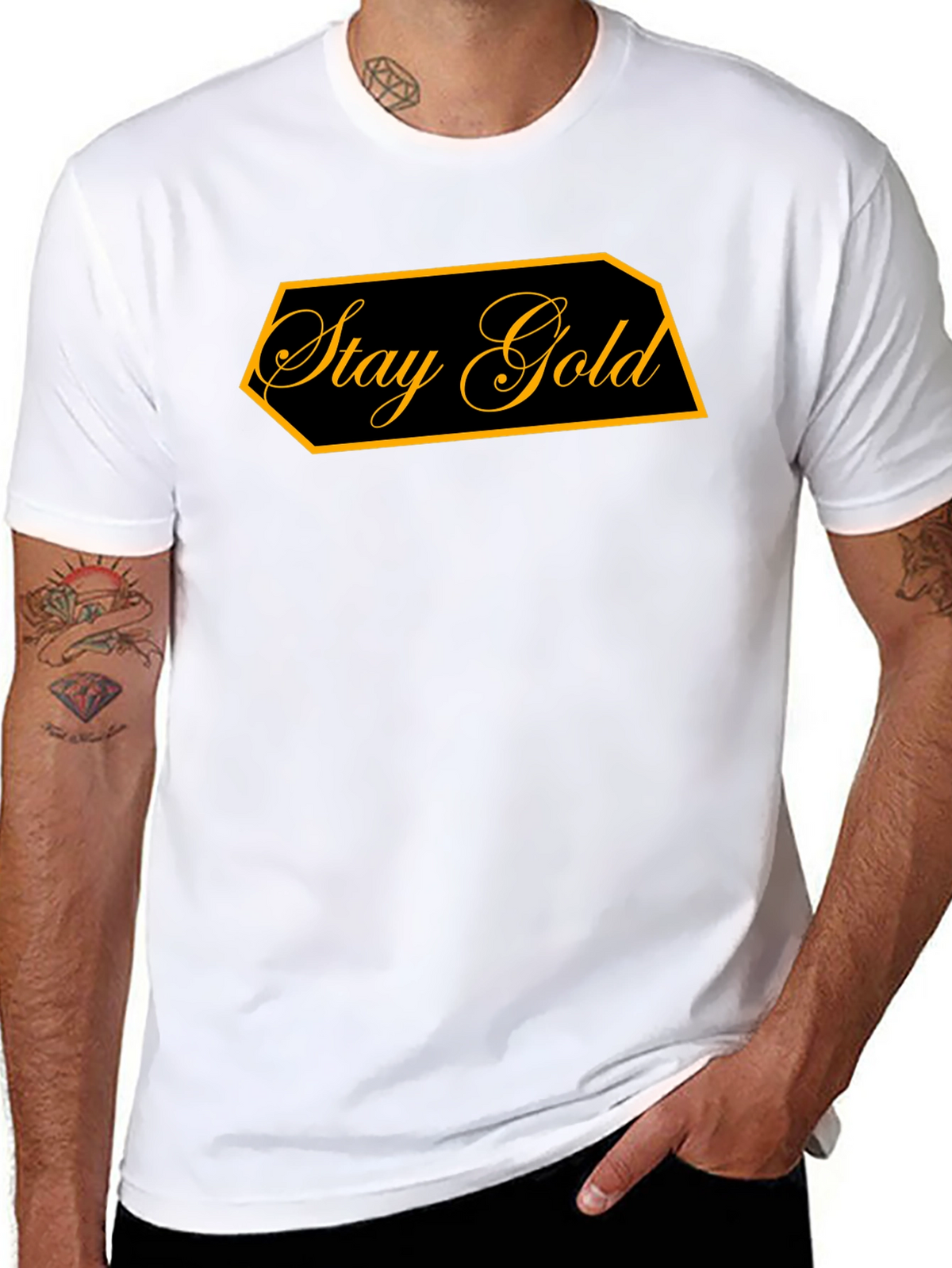 Stay Gold T-Shirt - Stylish Graphic Tee