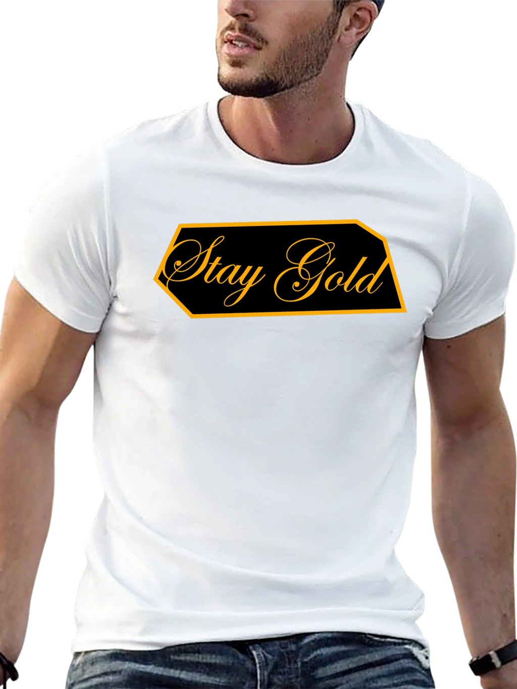 Stay Gold T-Shirt - Stylish Graphic Tee