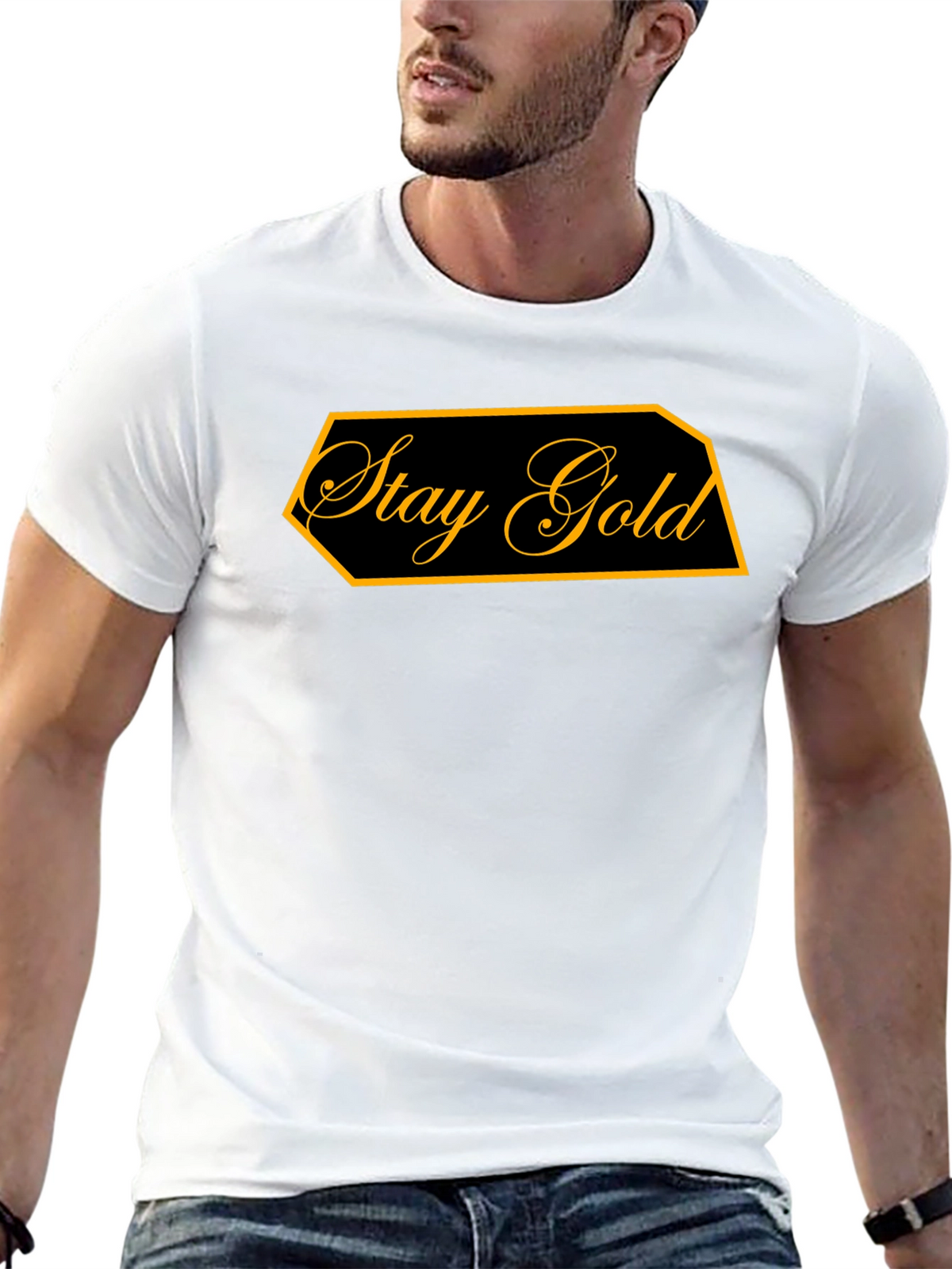 Stay Gold T-Shirt - Stylish Graphic Tee