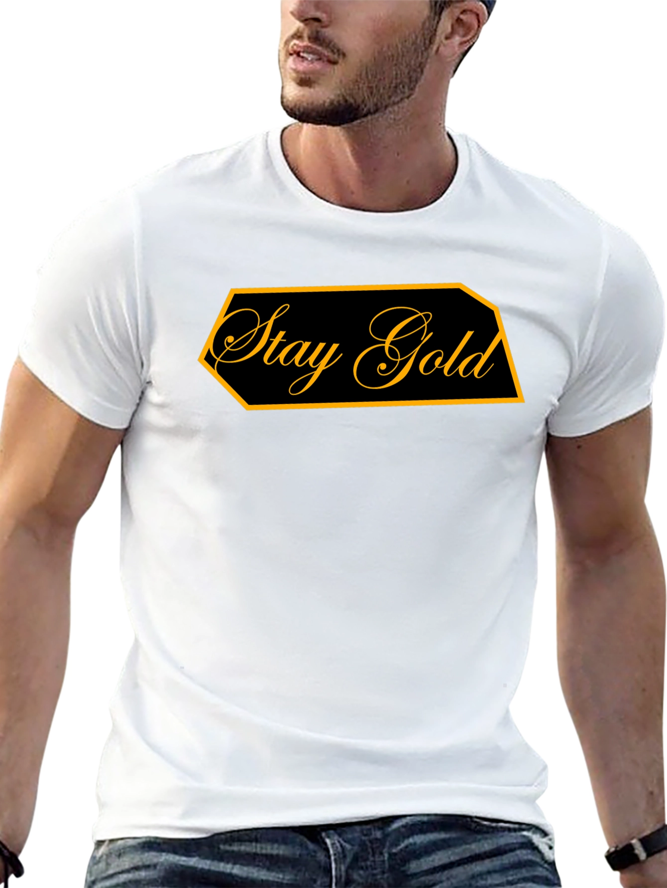 Stay Gold T-Shirt - Stylish Graphic Tee