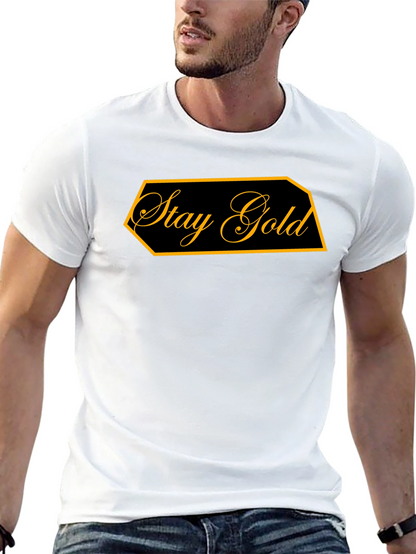 Stay Gold T-Shirt - Stylish Graphic Tee