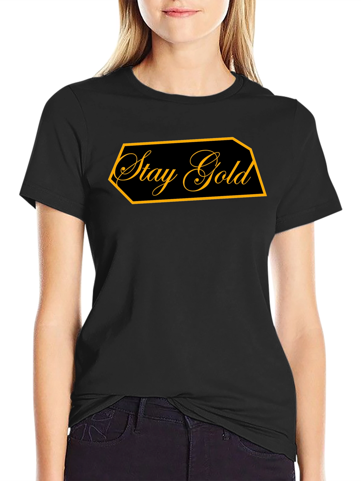 Stay Gold T-Shirt - Stylish Graphic Tee