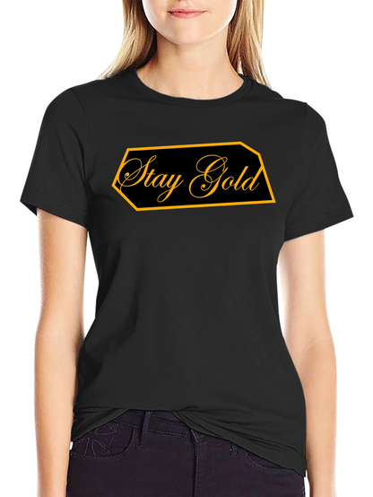 Stay Gold T-Shirt - Stylish Graphic Tee
