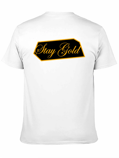 Stay Gold T-Shirt - Stylish Graphic Tee
