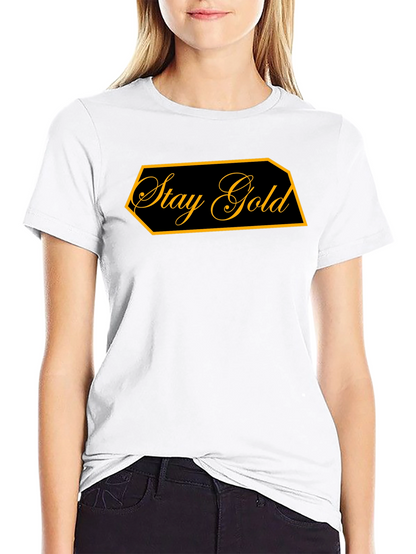 Stay Gold T-Shirt - Stylish Graphic Tee