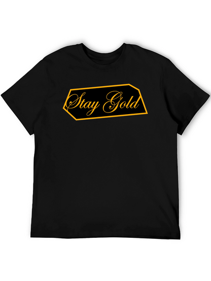 Stay Gold T-Shirt - Stylish Graphic Tee