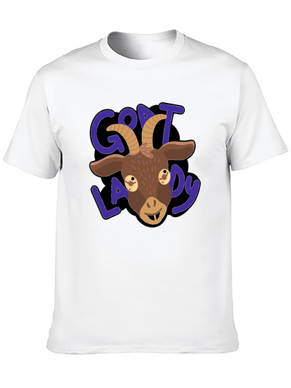 Goat Lady Graphic Tee - Black T-Shirt