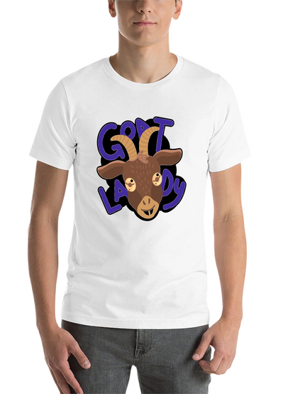 Goat Lady Graphic Tee - Black T-Shirt