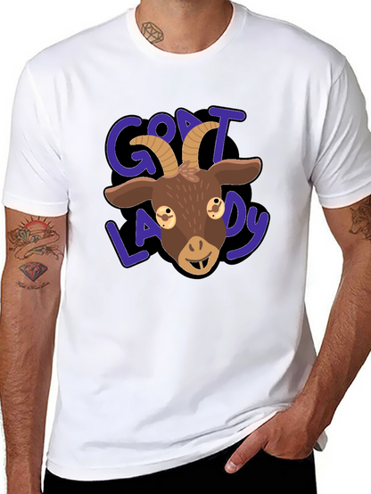 Goat Lady Graphic Tee - Black T-Shirt