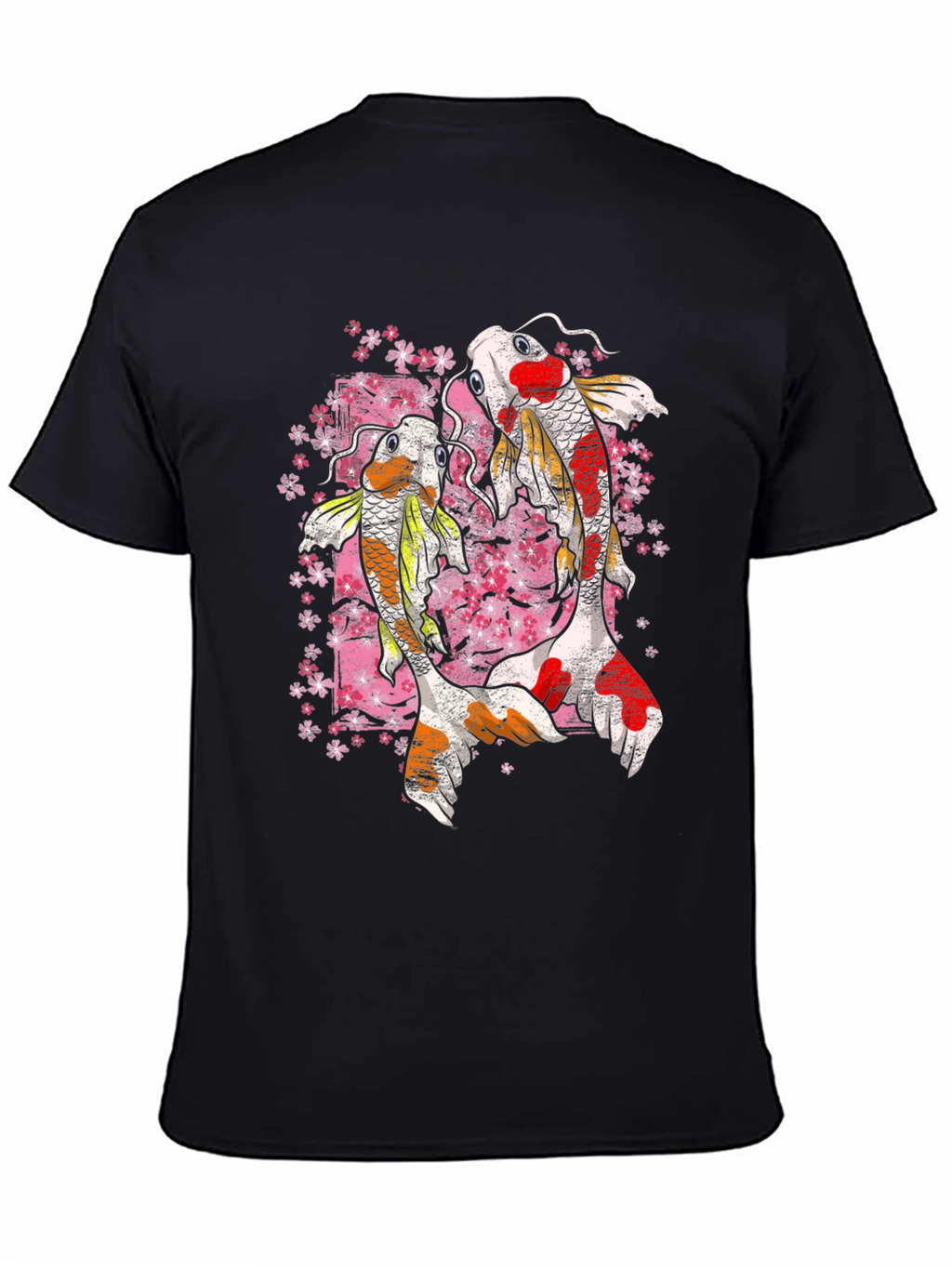 Koi Fish Graphic Tee - Black T-Shirt