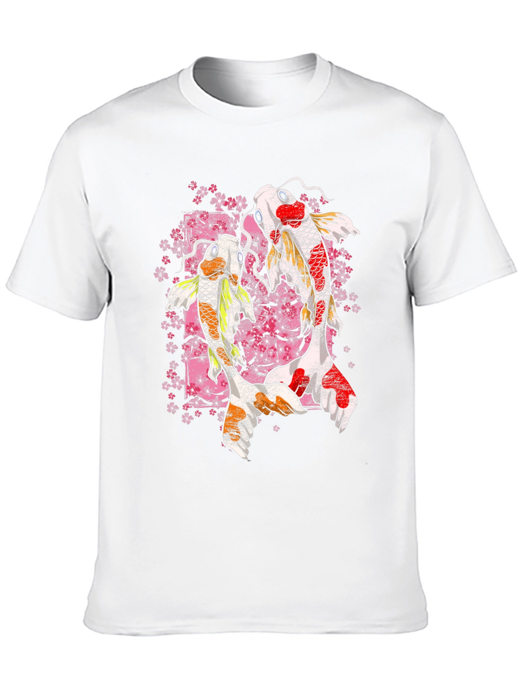 Koi Fish Graphic Tee - Black T-Shirt