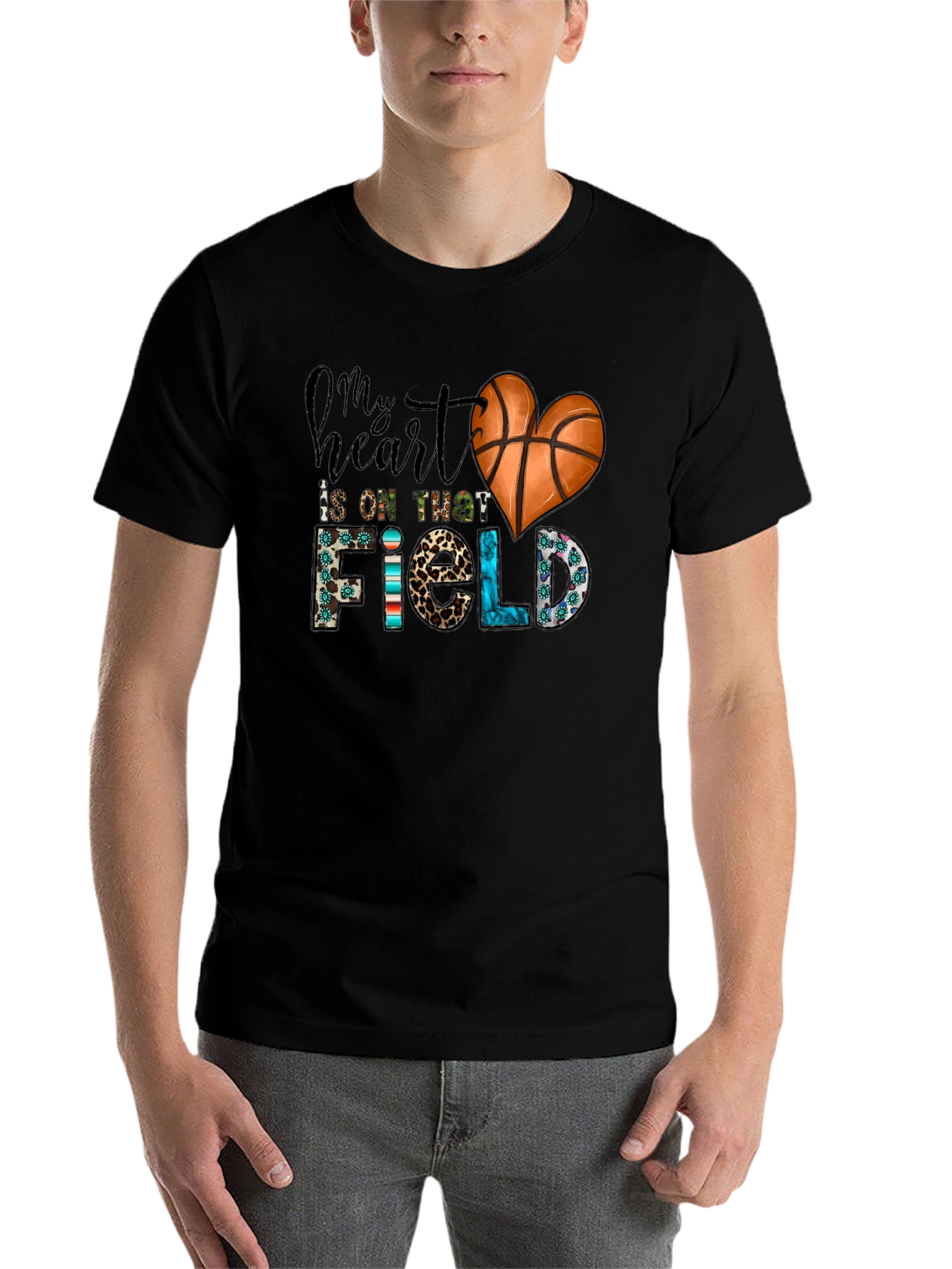 Basketball Heart T-Shirt
