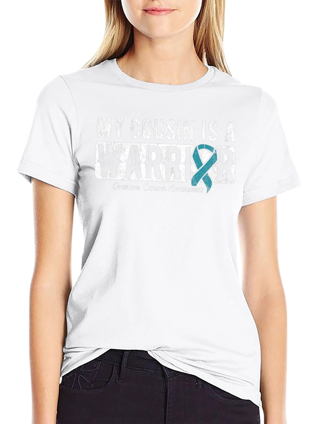 Ovarian Cancer Awareness Warrior T-Shirt