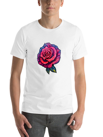 Rose Graphic T-Shirt - Black