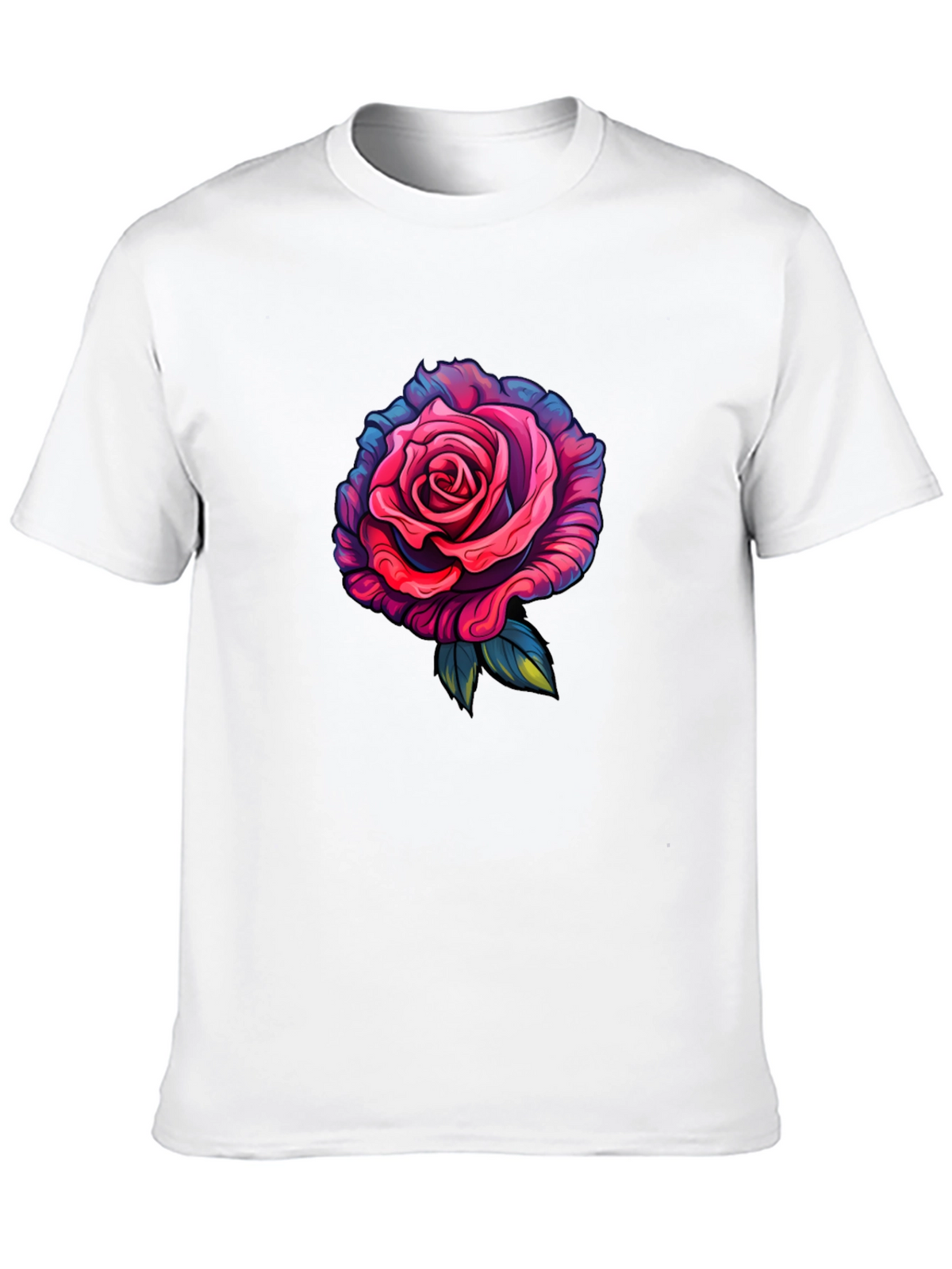 Rose Graphic T-Shirt - Black