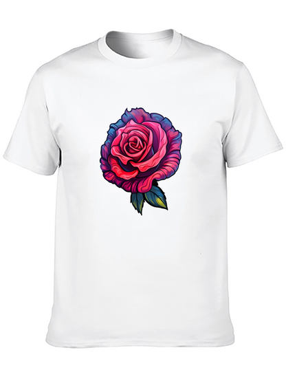 Rose Graphic T-Shirt - Black