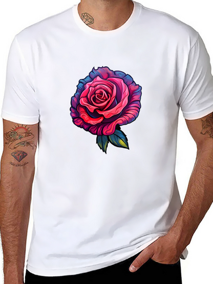 Rose Graphic T-Shirt - Black